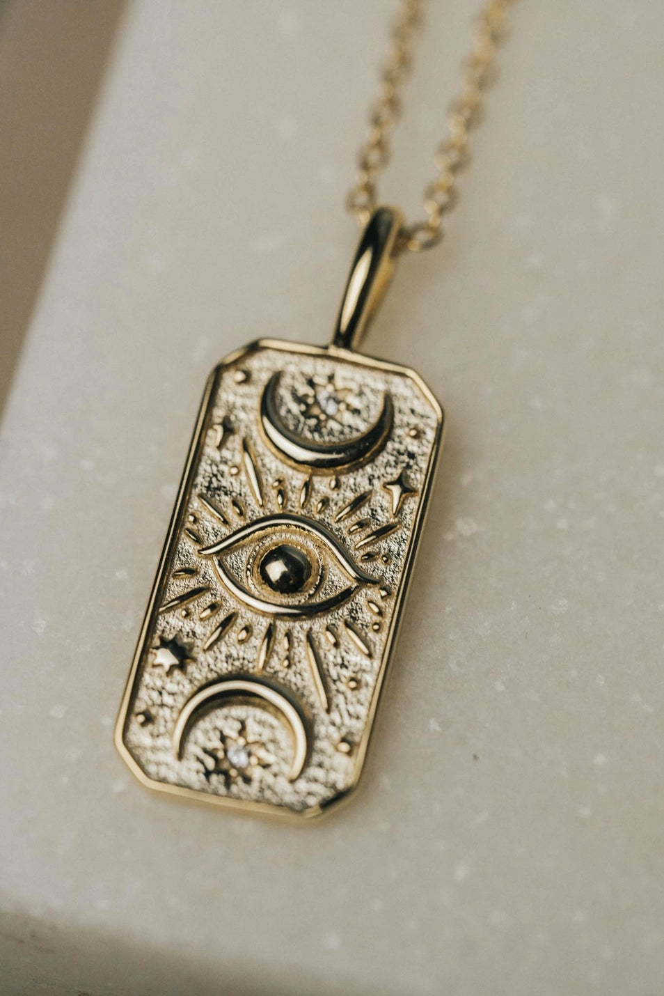Goddess Moon Tarot Necklace