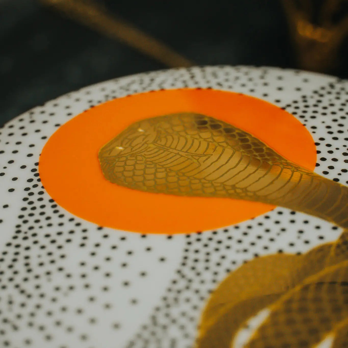 Cobra Dawn Ceramic Trinket Box