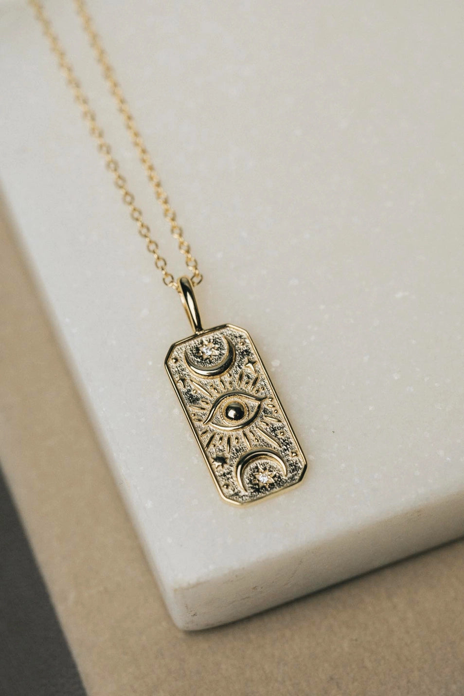 Goddess Moon Tarot Necklace