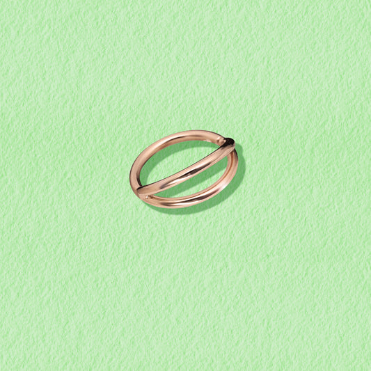 Double Illusion Seam Ring