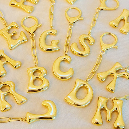 Whimsy Balloon Letter Initial Bag Charm