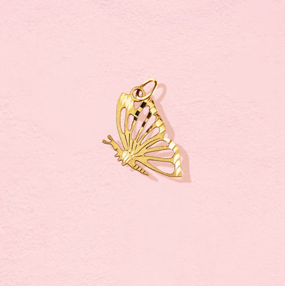 gold butterfly charm