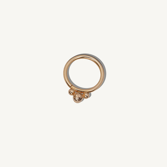 Oberon 14k Yellow Gold Seam Ring