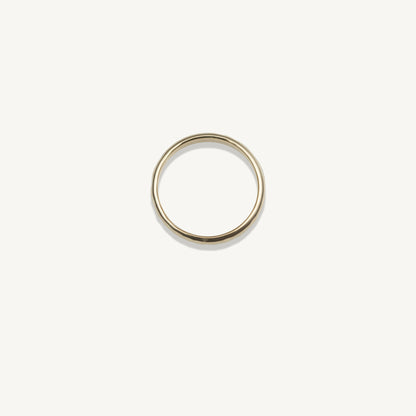 hammered 14k gold ring