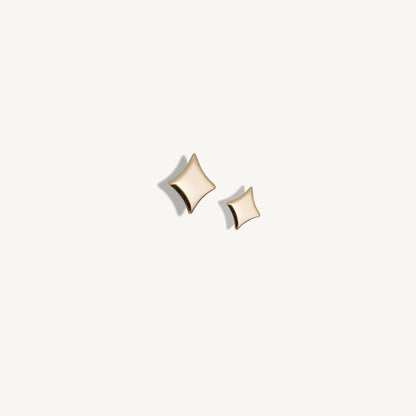 Geometry Gold Studs