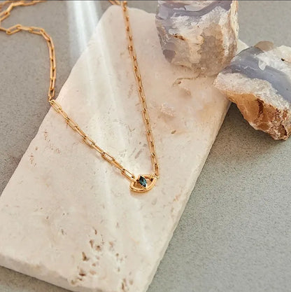 Sapphire Sentinel Necklace