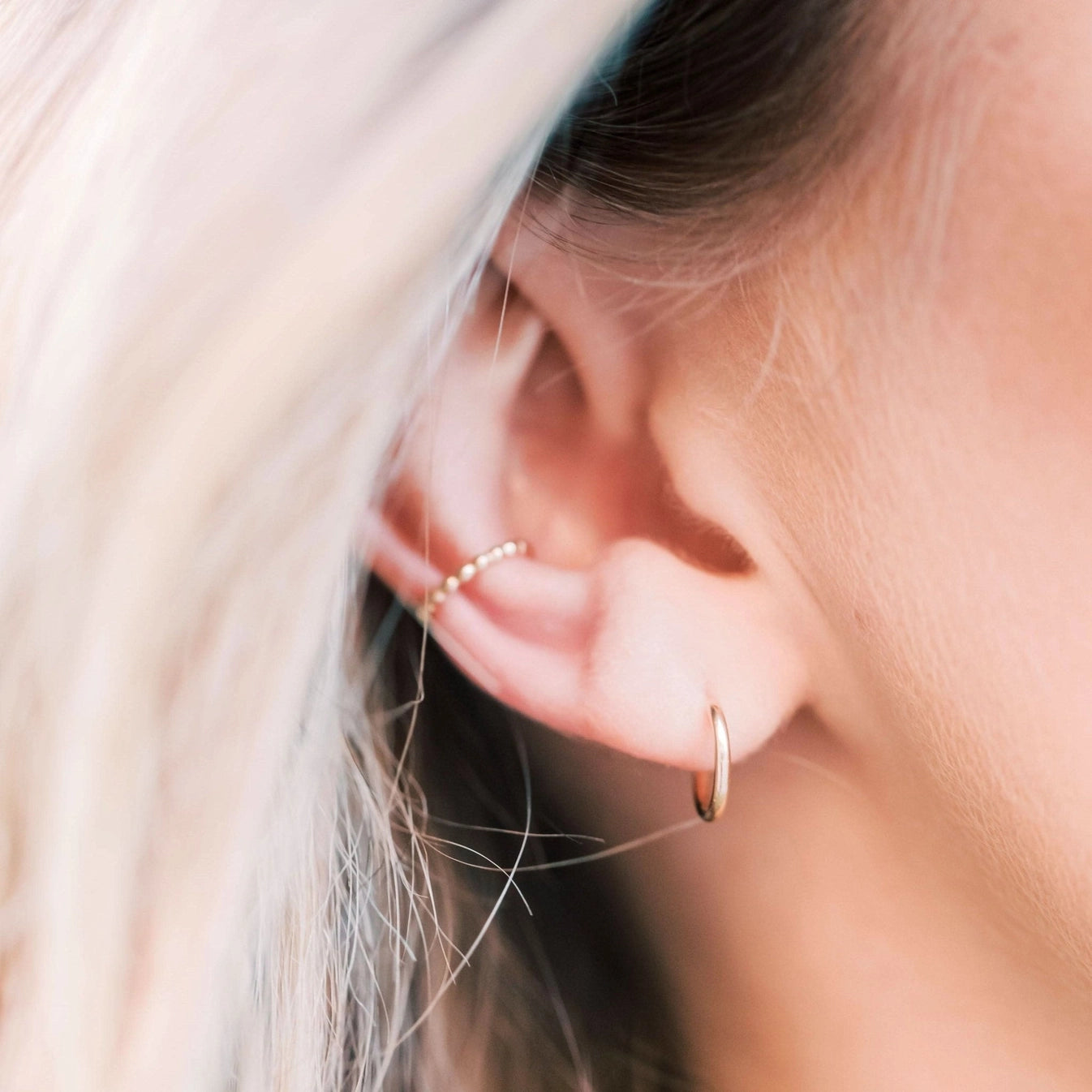 Ear Cuff Earrings | 14k Gold Fill & Sterling Silver