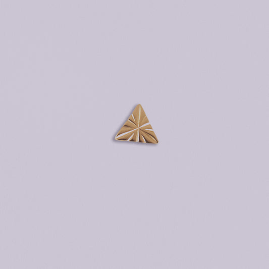 Hand-Engraved Triangle