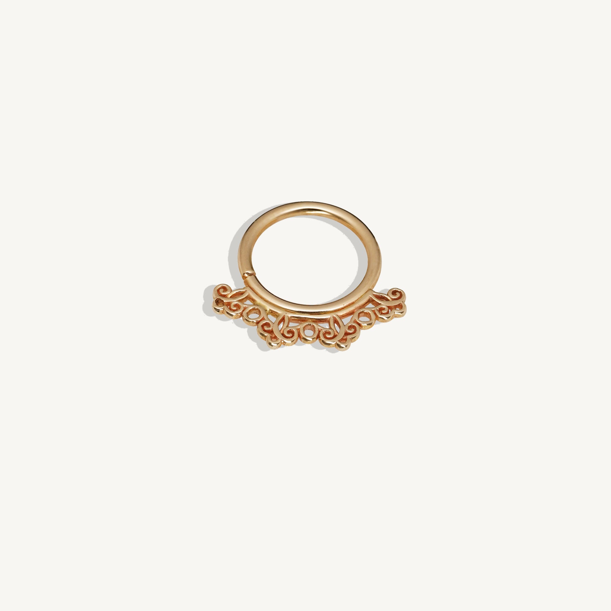  14k Yellow Gold Seam Ring