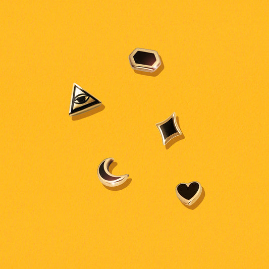 Fortune Teller Gold Studs