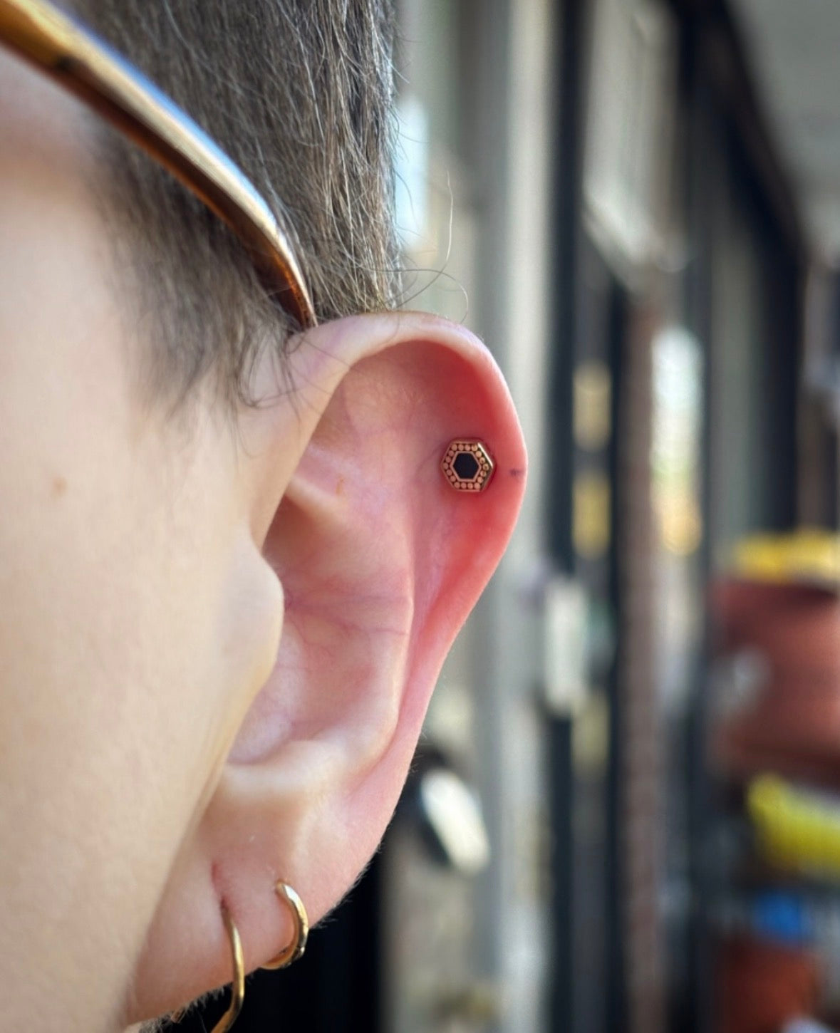 Tarot Gold and Enamel Studs